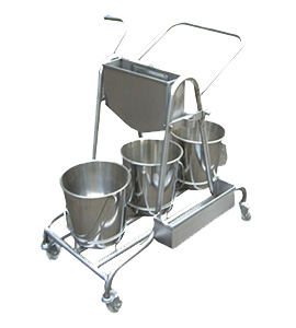 SS Drum with Trolley